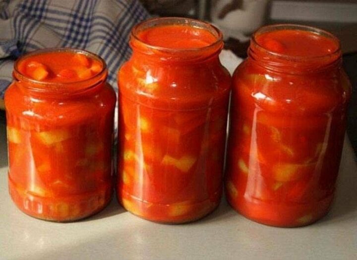 lecho-iz-bolgarskogo-pertsa-i- pomidor