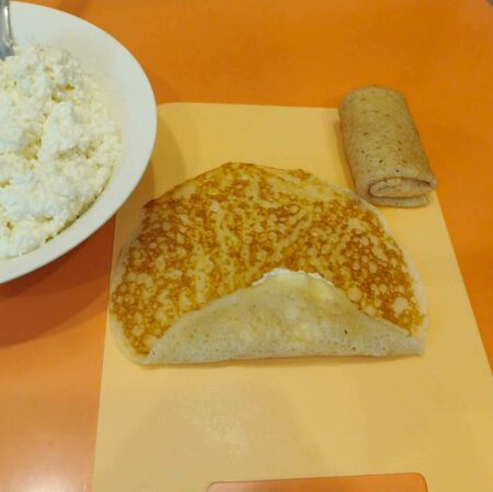 Блинчики с творогом