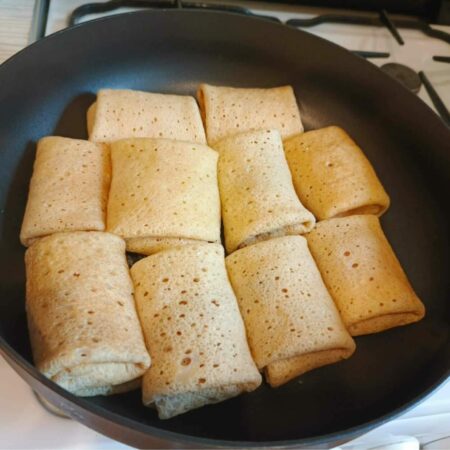 Блинчики с творогом