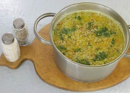 Суп с шампиньонами